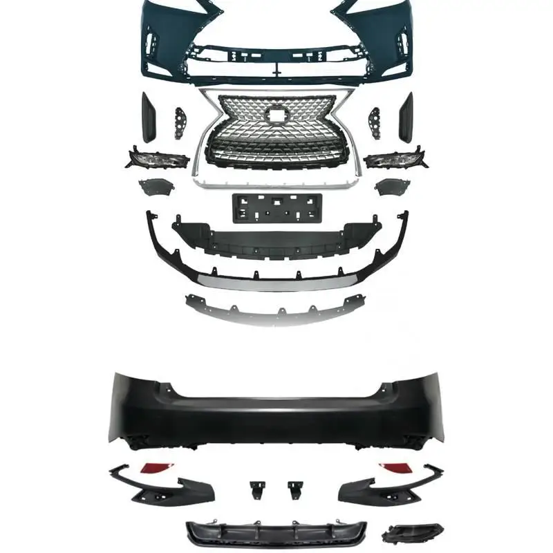 

High Quality Body Kits for 2009-2015 RX Upgrade 2019+ for RX Front Rear Bumper with Grill Car Bumpers Full Kits