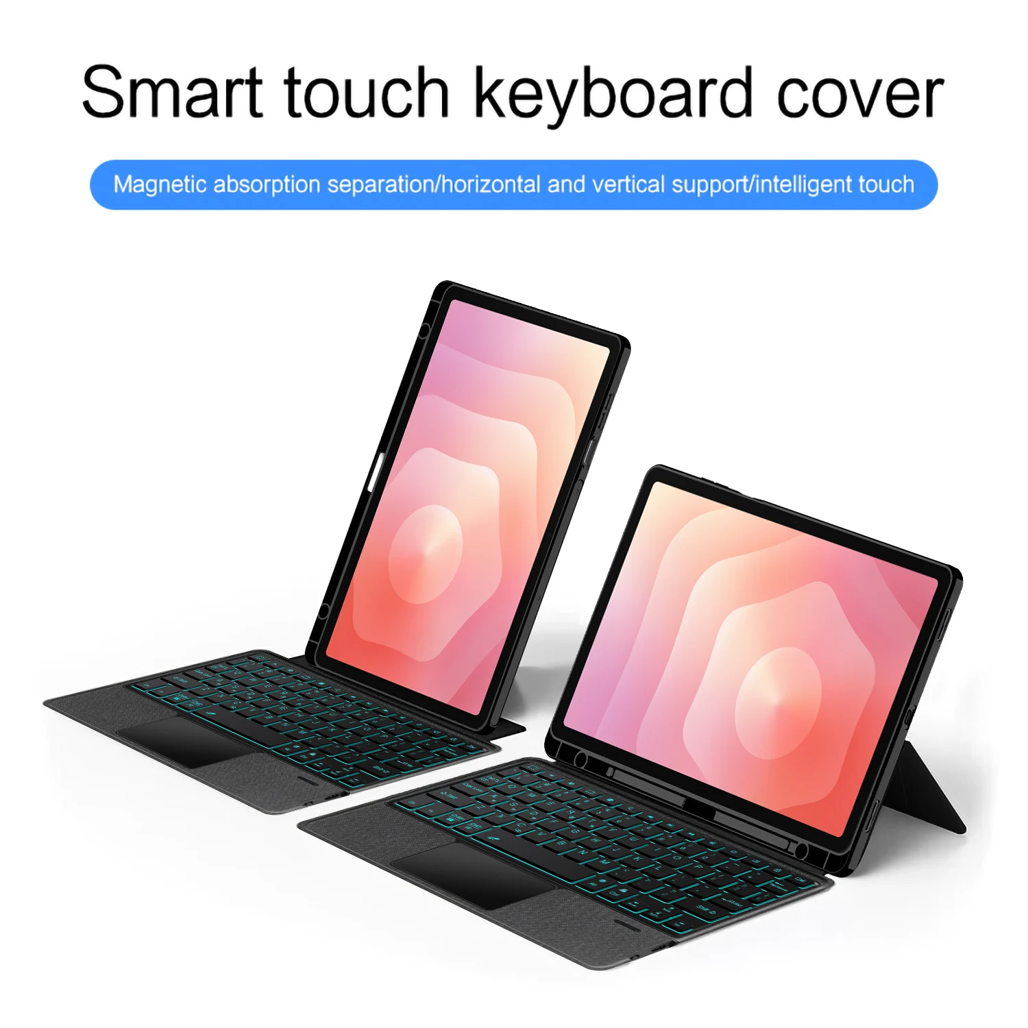 لوحة اللمس الخلفية لوحة المفاتيح لسامسونج غالاكسي تبويب S11 2025 11 "حالة تبويب S11 11 بوصة SM-X730 X736 غطاء لوحة المفاتيح السحرية القابلة للفصل #2