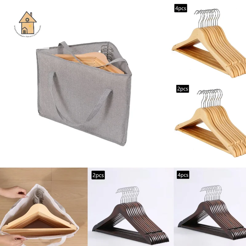 

Triangular Hanger Storage Bag Can Save Hanger Storage Space Fabric Clothes Storage Basket With Handle Base
