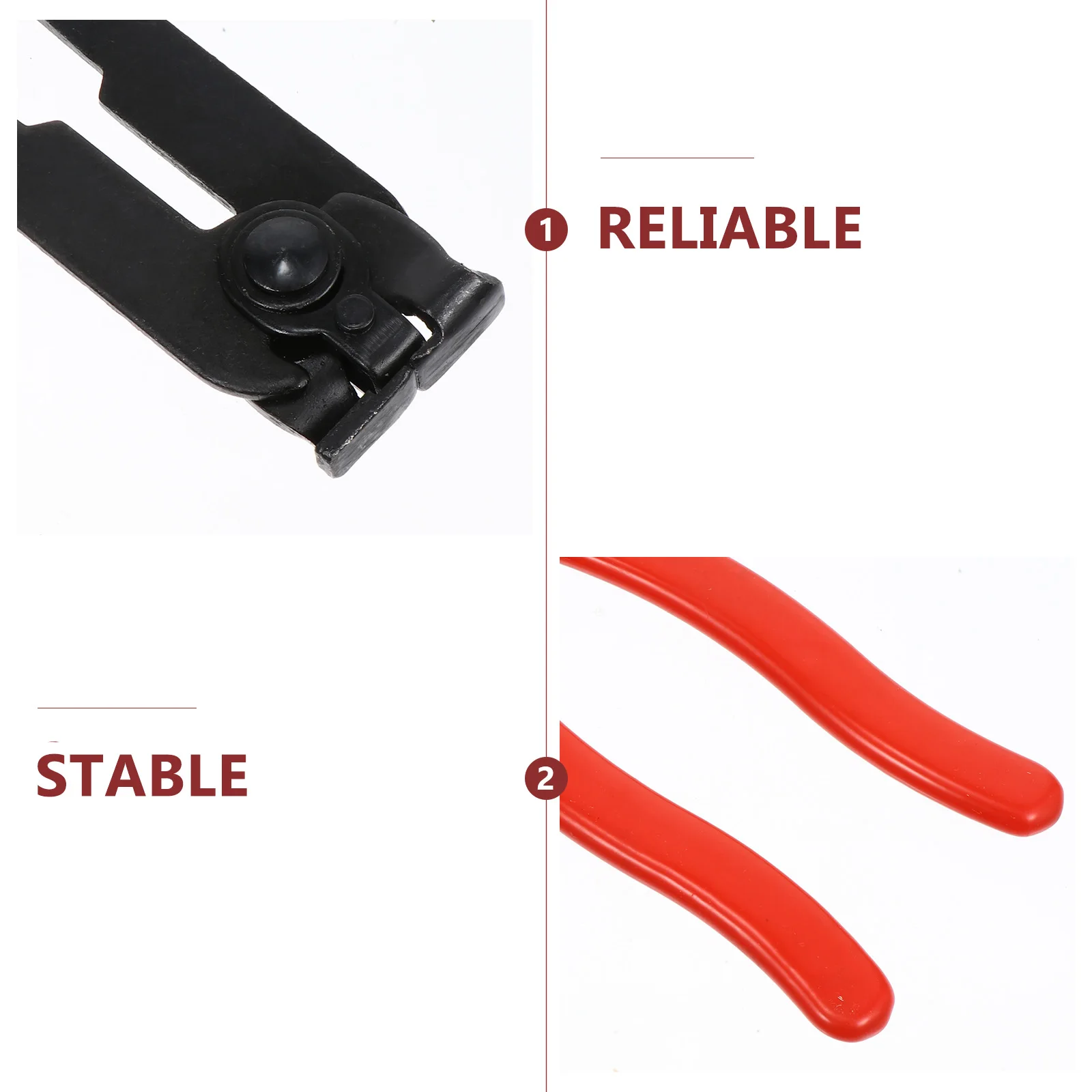 

Dust Sleeve Removal Pliers Steel Rust Resistant Swivel Tips Non Slip Handles Long Reach Hose Clamp Tool Automobile Water
