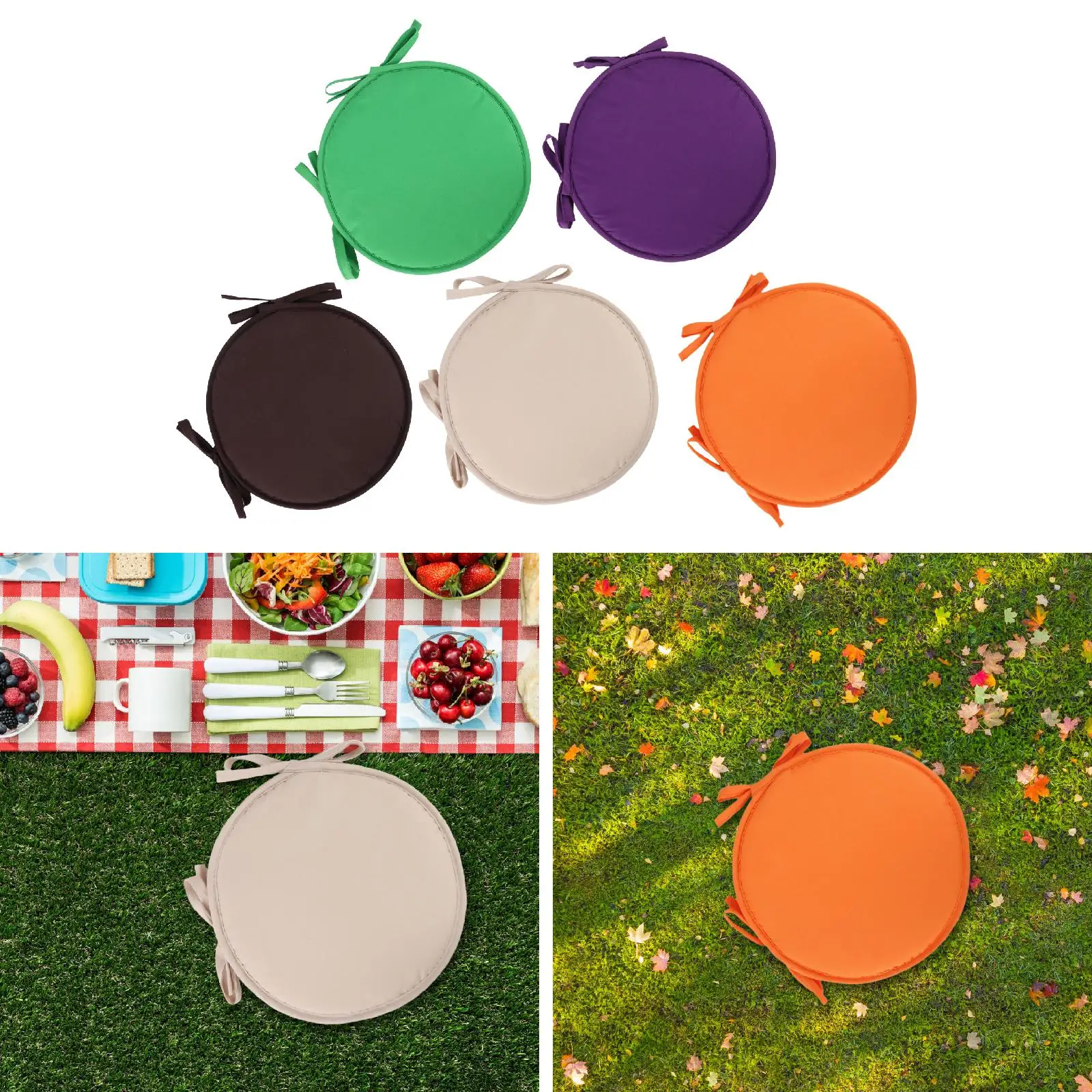 Bistro Chair Cushion Floor Pouf Chair Pad for Bedroom Kitchen Tea Ceremony