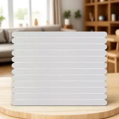 

12pcs 38x2cm White Anti-slip Tape Stair Treads Non-slip Floor Safety Strips Staircase Ladders Ramps Nonslip Grip Stickers