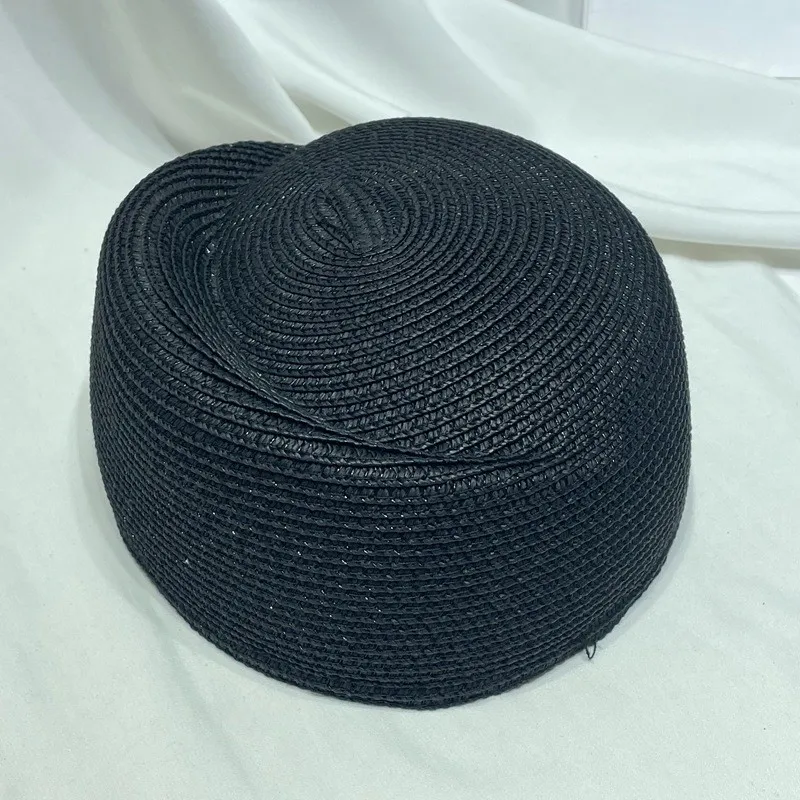 

Women Stewardess Berets Hat Summer Sun Cap for Women Hostess Pillbox Hat Millinery Hat Flight Attendant Uniform Handmade Cap