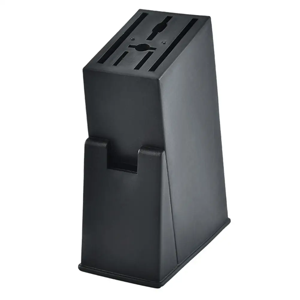 

Plastic Knife Holder Cutlery Display Stand Kitchen Storage Organizer Block Without Knives Lightweight Adjustable
