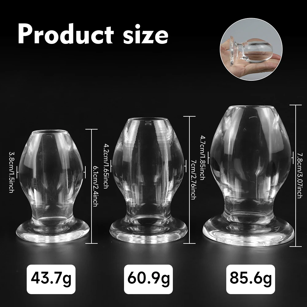 شفافة المكونات بعقب المكونات حقنة شرجية أدوات مثلي الجنس مثليه الشرج المتوسع اكسسوارات الجنس للأزواج #6