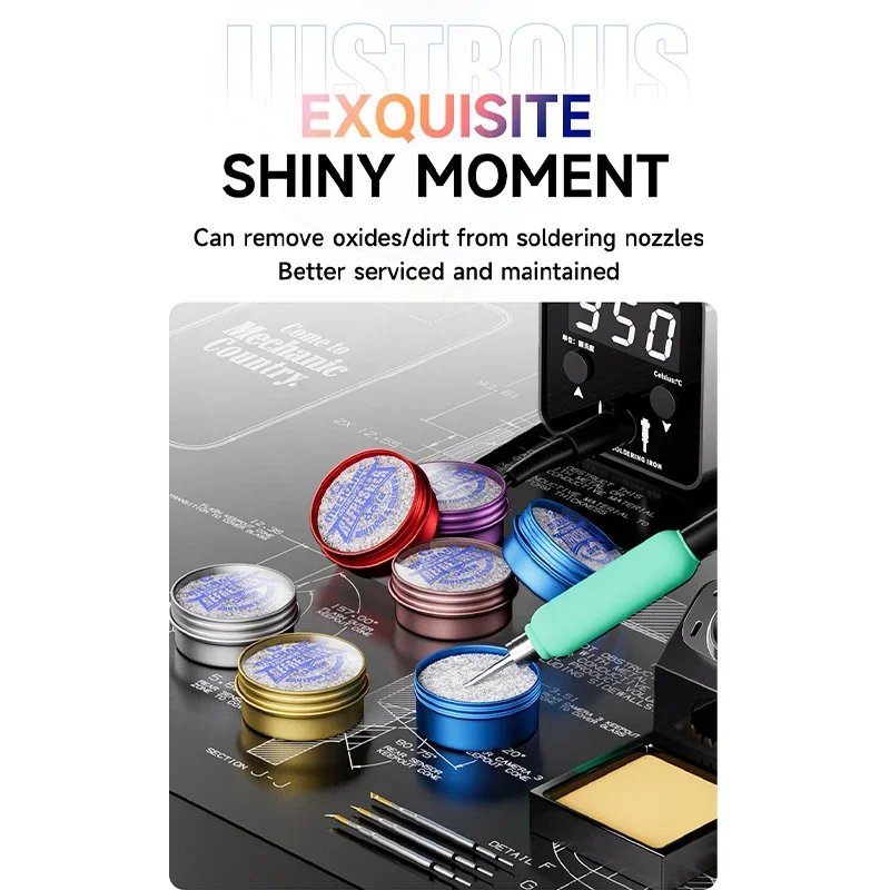 ميكانيكي QR12 طرف لحام تجديد غير عصا القصدير لحام كريم نظيف لصق أكسيد لحام الحديد تلميح تحديث تلميح تينر المنشط