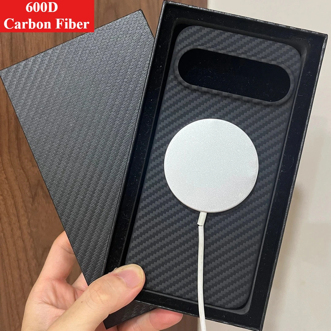 

Высококачественный деловой ультратонкий чехол для телефона из углеродного волокна 600D для Magsafe Google Pixel 10Pro XL Pixel 9Pro XL с магнитным защитным чехлом