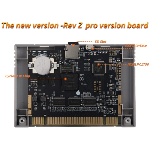 Imagen 2 del producto FXPAK Rev. Versión Z FXPAK Pro 5000 en 1 para SNES 16 bits para consola de videojuegos SD2SNES con tarjeta 16G para Chip ciclónico