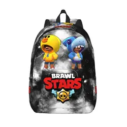 Brawlled Leon Backpack for Men Women Casual Student Hiking Travel Daypack Laptop Computer Shoulder Bag Gift