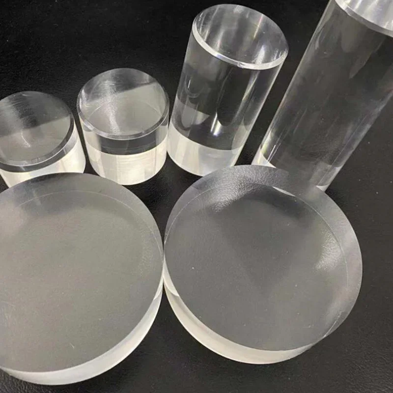 Transparent Clear Acrylic Rod Plastic PMMA Plexiglass Round Solid Bar 100mm 200mm 300mm 500mm 1 Meter Long