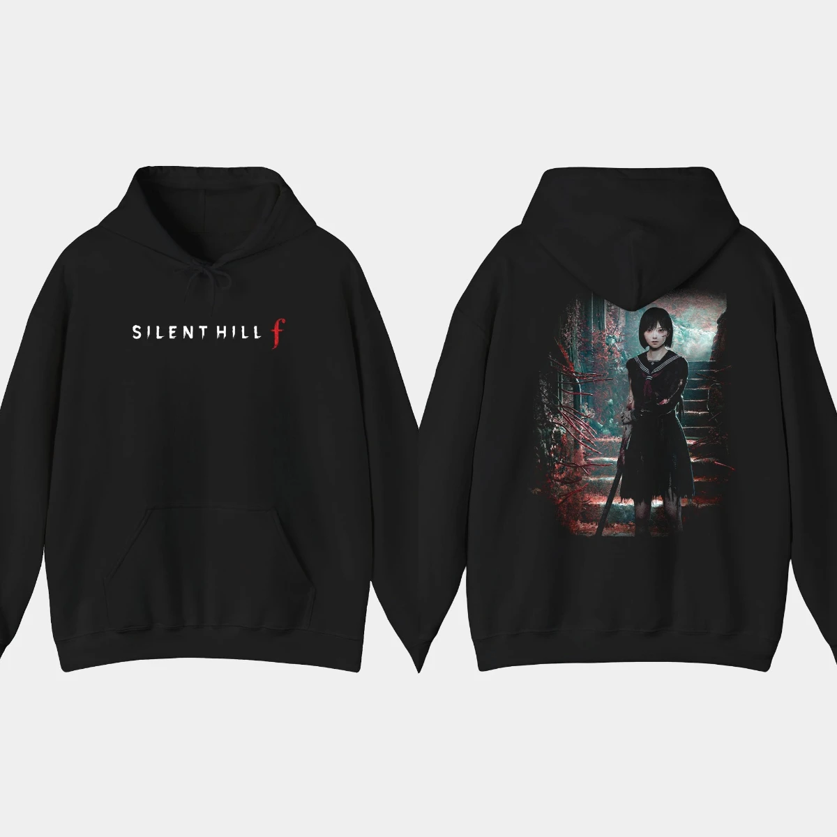 لعبة إثارة 26 سنة جديدة صامتة هيل F الشتاء هوديي الرجال والنساء سميكة الصوف الدافئة هوديي الخريف ملابس رياضية البلوز المعتاد #3