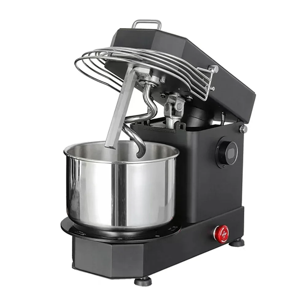 

XEOLEO Commercial 5L/10L Bread Dough Machine Adjustable Display Timer Spiral Dough Mixer With Light and Easy Removable Bowl