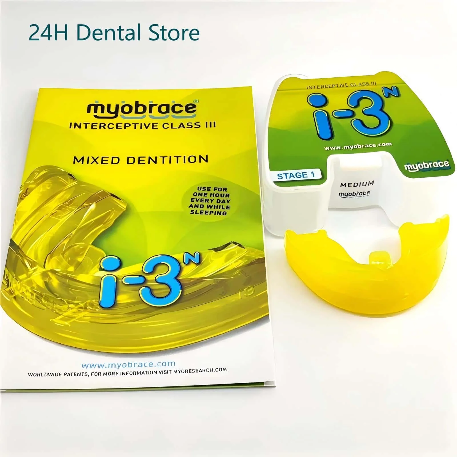 Australian Authentic Myobrace I-3N Orthodontic Tooth Trainer for Children Aged 5-8 Years  (Mixed Dentition Support)