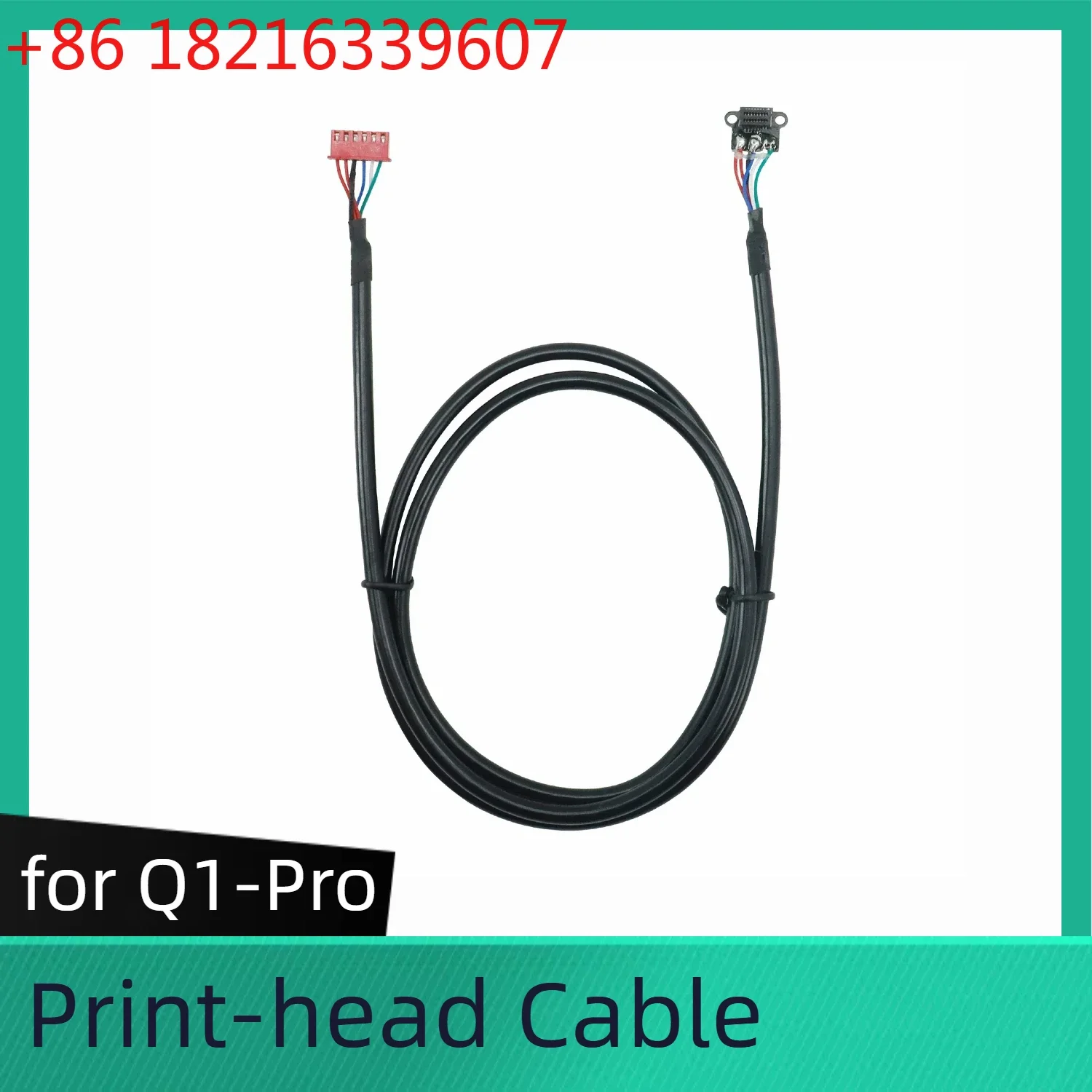 Extruder Cable for QIDI for Plus4 6pin Print-head Cable for QIDI Tech Q1-Pro 3D Printer Accessories