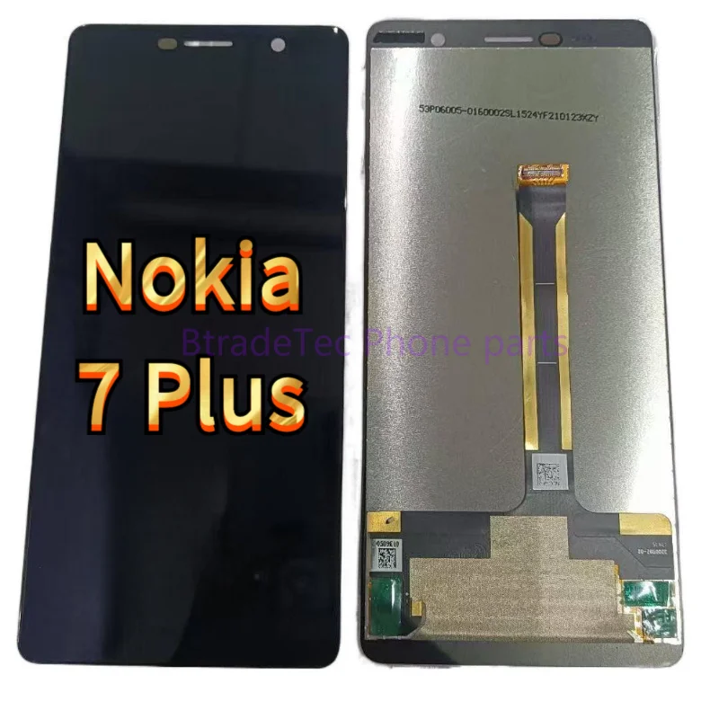 Для Nokia 7 Plus Сменный ЖК-дисплей с сенсорным экраном и дигитайзером в сборе, ремонт деталей Pantalla Для Nokia 7 Plus Сменный ЖК-дисплей с сенсорным экраном и дигитайзером в сборе, ремонт деталей Pantalla