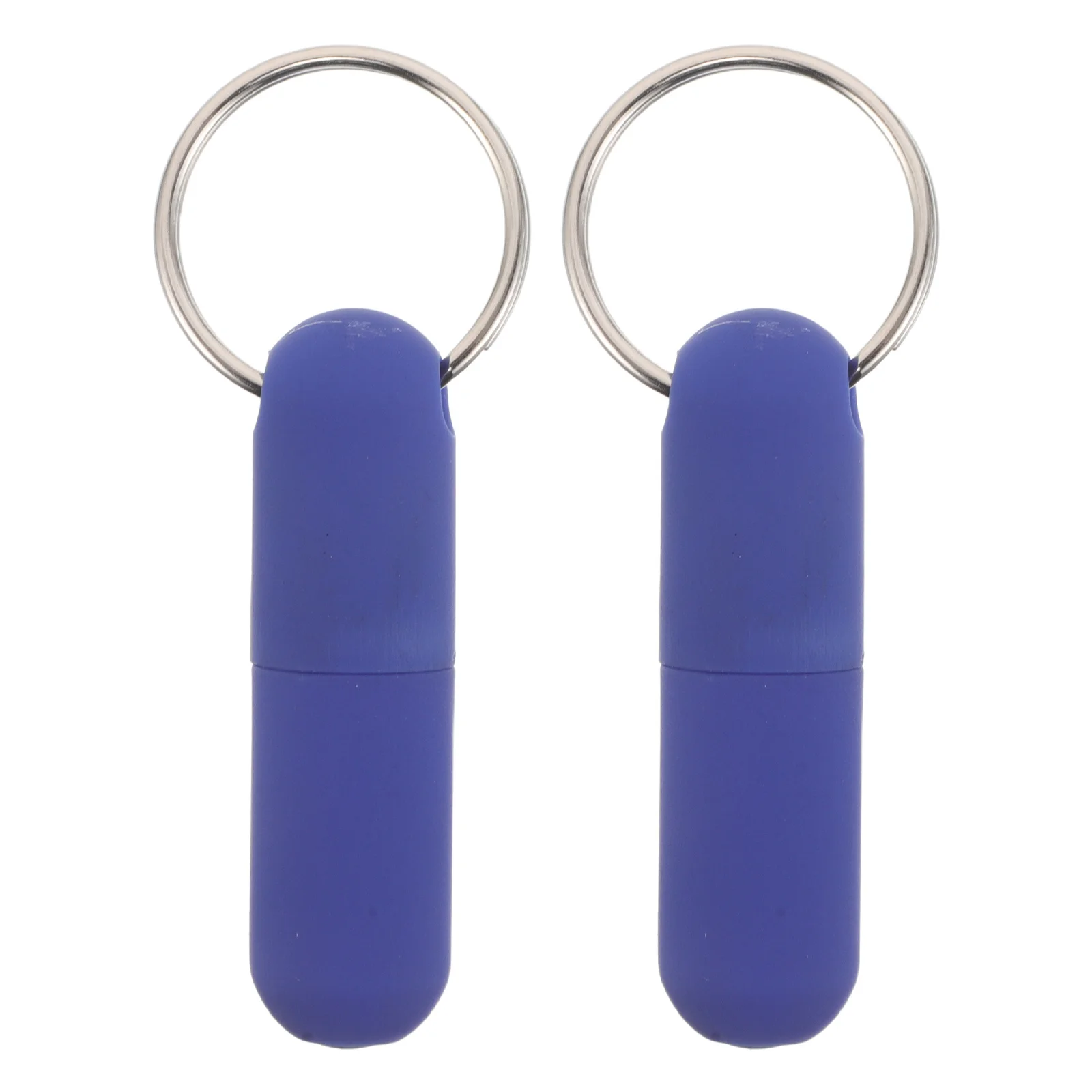 

2pcs Metal Punch Cutter Keychain Compact Portable Cigar Hole Opening Tool Mini Pocket Puncher For Cigar Enthusiasts Accessories