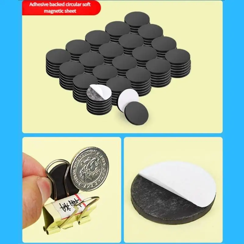 Các chấm từ tính tự sinh nam nam châm linh hoạt cho văn phòng Lớp học dễ dàng lắp đặt cho cửa tủ lạnh không gian làm việc F19E