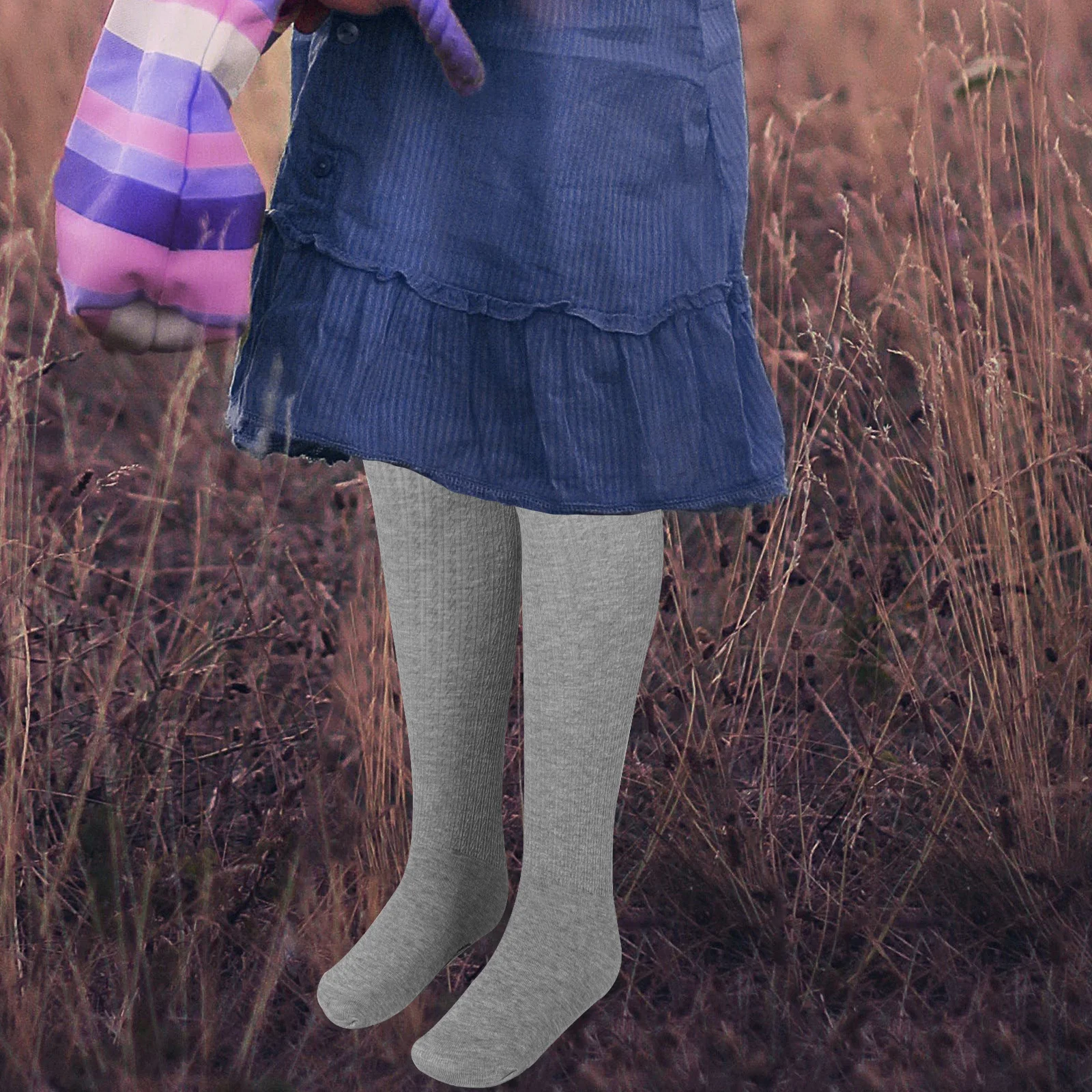 

3Pcs Cotton Children's Thick Pantyhose Anti-Pilling Non-Slip Soft Ballet Dance Socks for Spring Autumn Cotton Dance Pantyhose