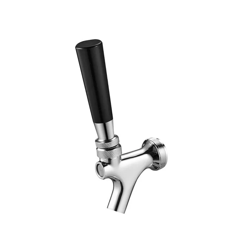 Professional 304 stainless steel beer faucet with stainless steel, adjustable beer spout outlet, stainless steel beer faucet