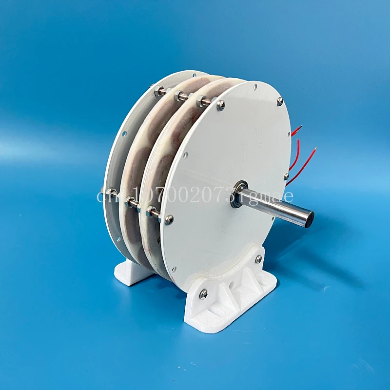 400W 60V Stackable Disc Generator 100-1500RPM 16-Pole for Wind/Solar Power Generation & Agricultural Irrigation Systems