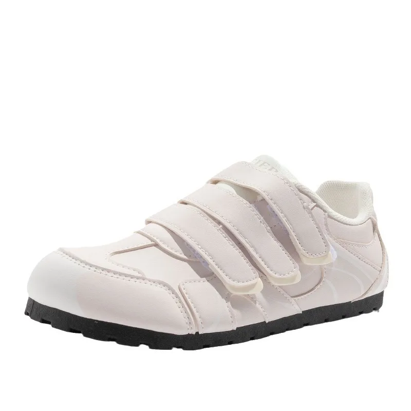 Zapatillas de deporte para mujer, zapatos blancos a la moda, tenis de diseñador, informales, con punta redonda de látex, Roses Rubbe, 2024