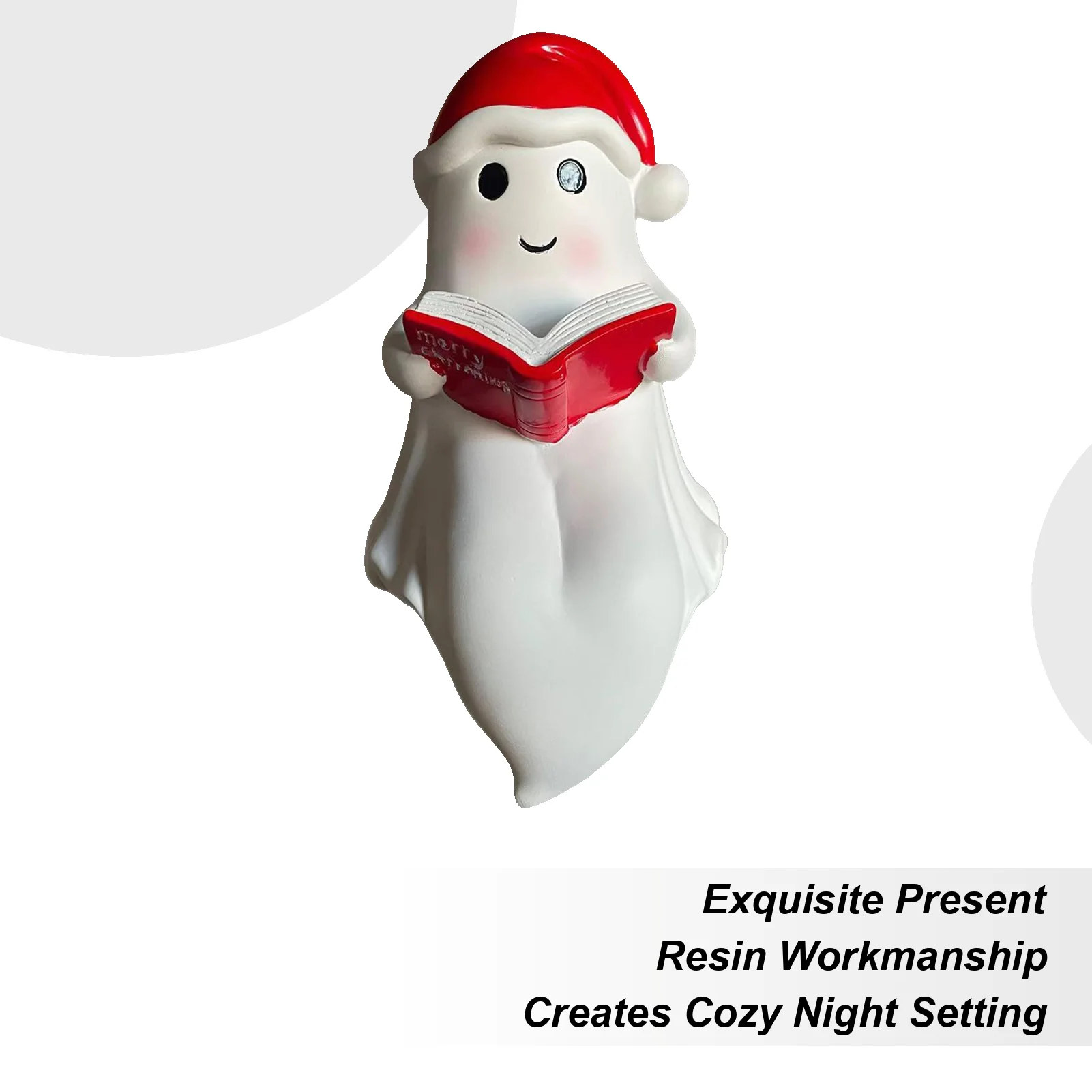 

Призрачный ночник, очаровательный рождественский призрак, светодиодный ночник, ужас, настольный орнамент, домашняя светодиодная лампа для фестиваля, вечеринки в помещении