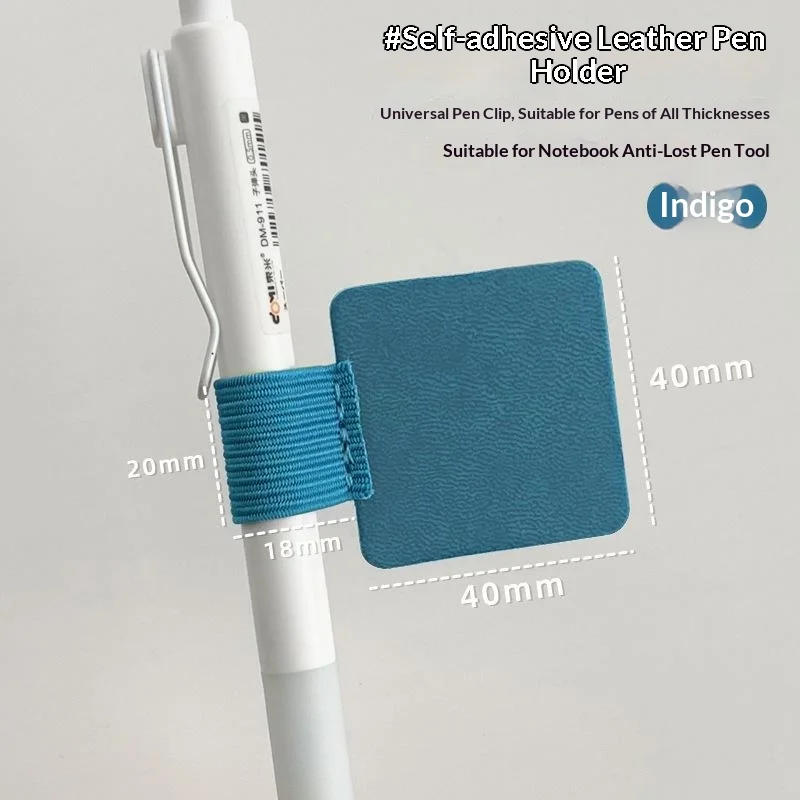NEW 5/10Pcs Self-adhesive Pen Clip Elastic Pen Loop Holder For Notebooks Journals Planners Accessories Office School Supplies