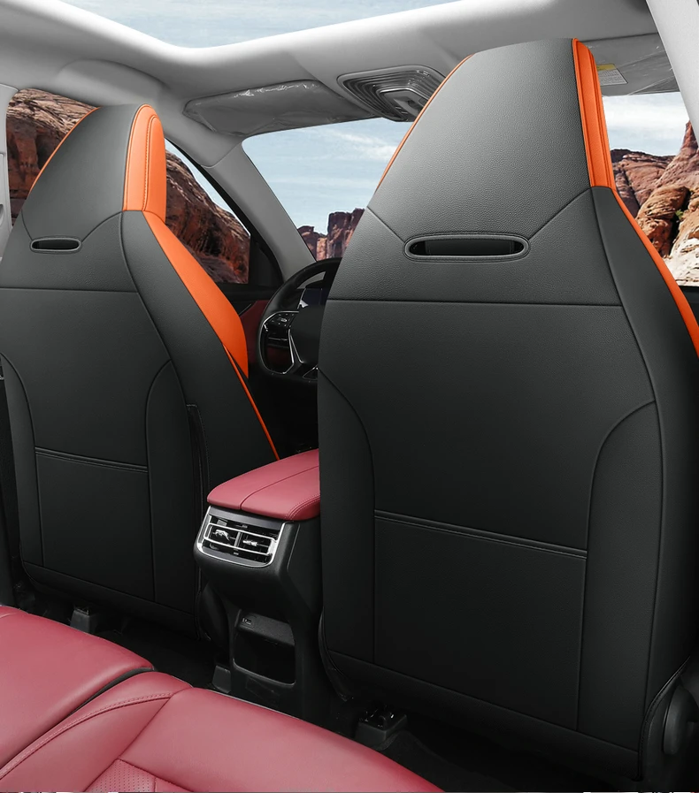 Auto Leather Seat Cushion Covers Full Surround 5 Seats Accessories For Changan CS75 Plus 2024 2025