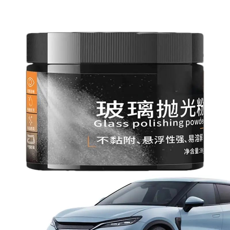 Window Oil Film Removal Powder Quickly Polishing Agent Automotive Powder Window Repair Set For Suvs Trucks Vehicle Rvs Cars Auto