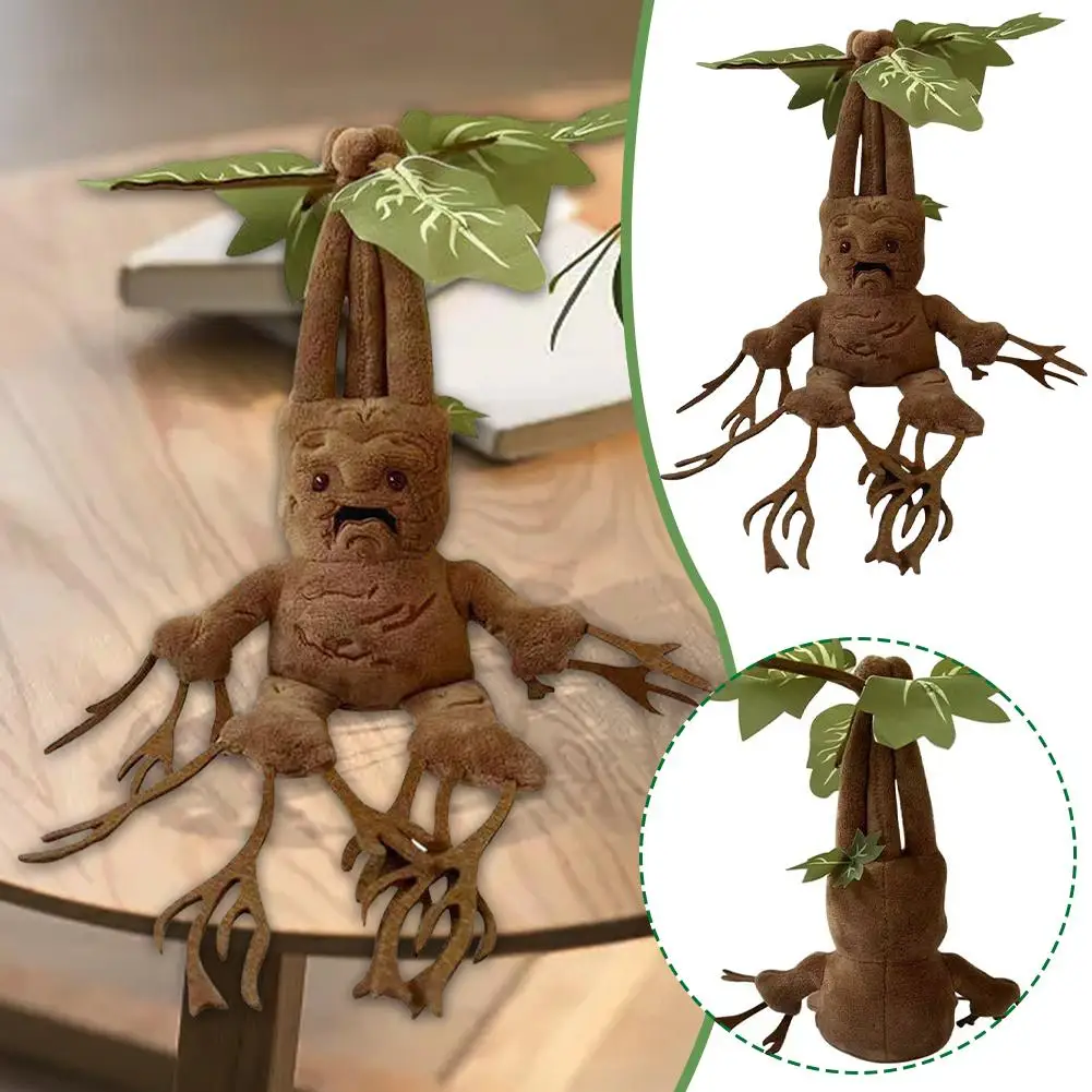 Novo Boneco de Pelúcia Harries Mandrake, Planta Mágica, Brinquedo Macio em Vaso, Acessórios de Filme, Almofadas Decorativas, Presentes para Crianças