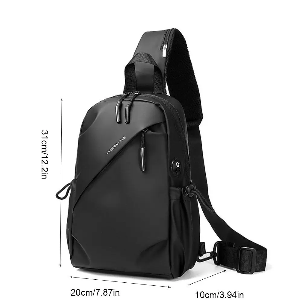 سعة كبيرة الرجال حقيبة صدر للرجال الكورية نمط مقاوم للماء أكسفورد القماش حقيبة كروسبودي متعددة الأغراض واسعة حزام الرجال حقيبة كتف النساء