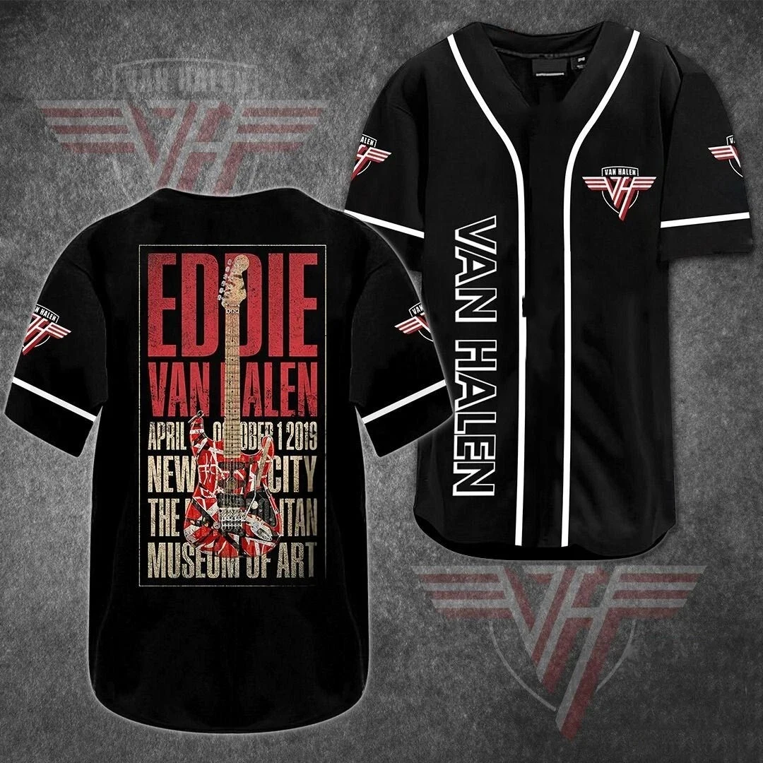 Klassisches Van Halen Rock T-Shirt 3D-Druck Unisex Streetwear Mode Herren Damen Hip-Hop Trend T-Shirt Sommer Übergroße Herrenbekleidung – Detail 12