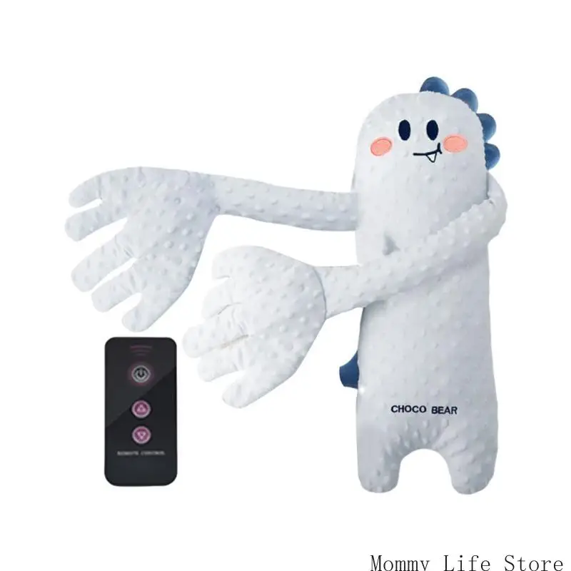 

Infant Exhaust Pillow Toy Remote Controlled Soothing Doll for Baby Sleeping Cartoon Toddler Comforting Hand Toy