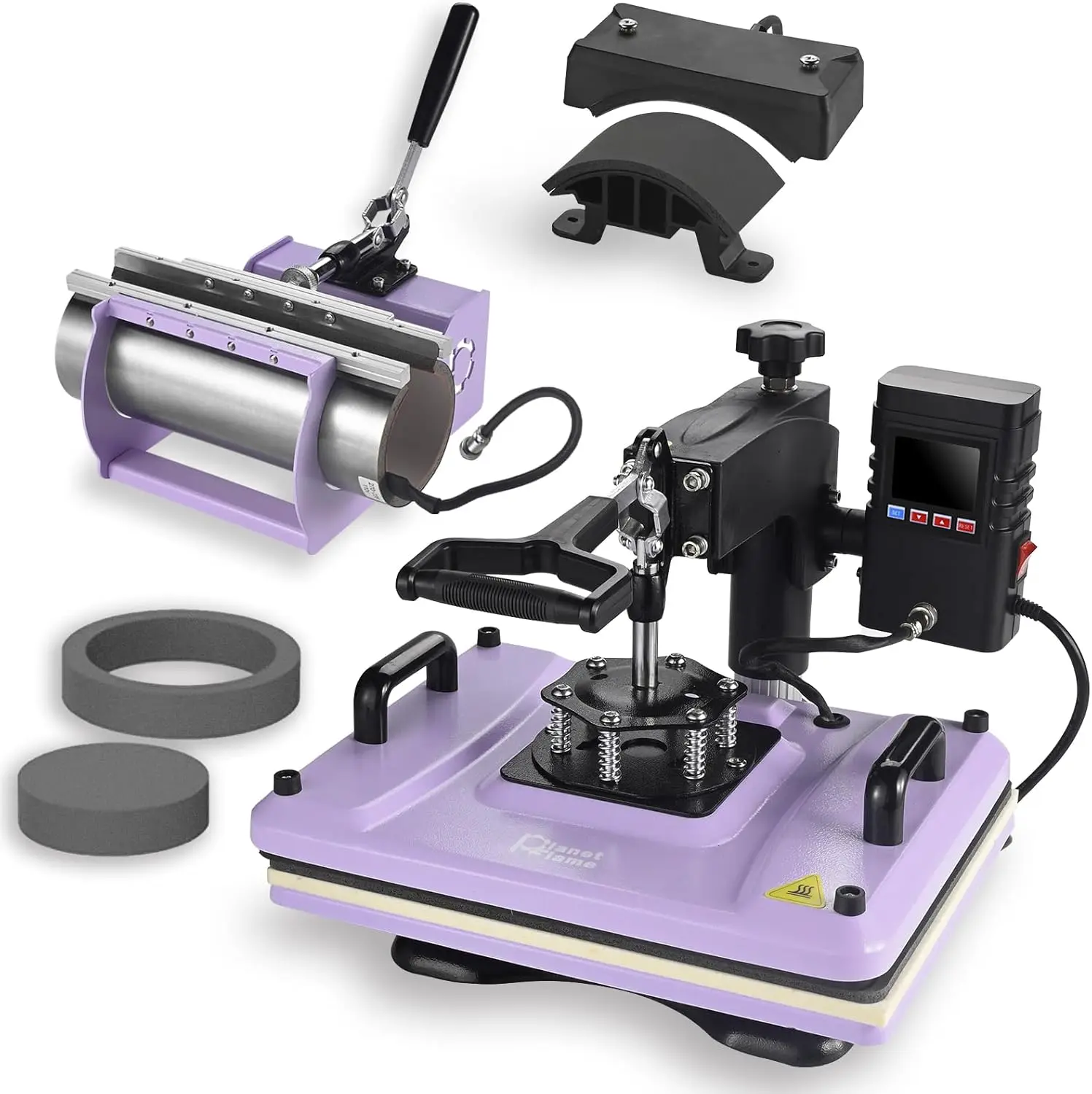 

Heat Press Machine 12x15 Inch 360 Swing Away 5 in 1 Heat Transfer Machine Multifunctional Heat Transfer Press Machine