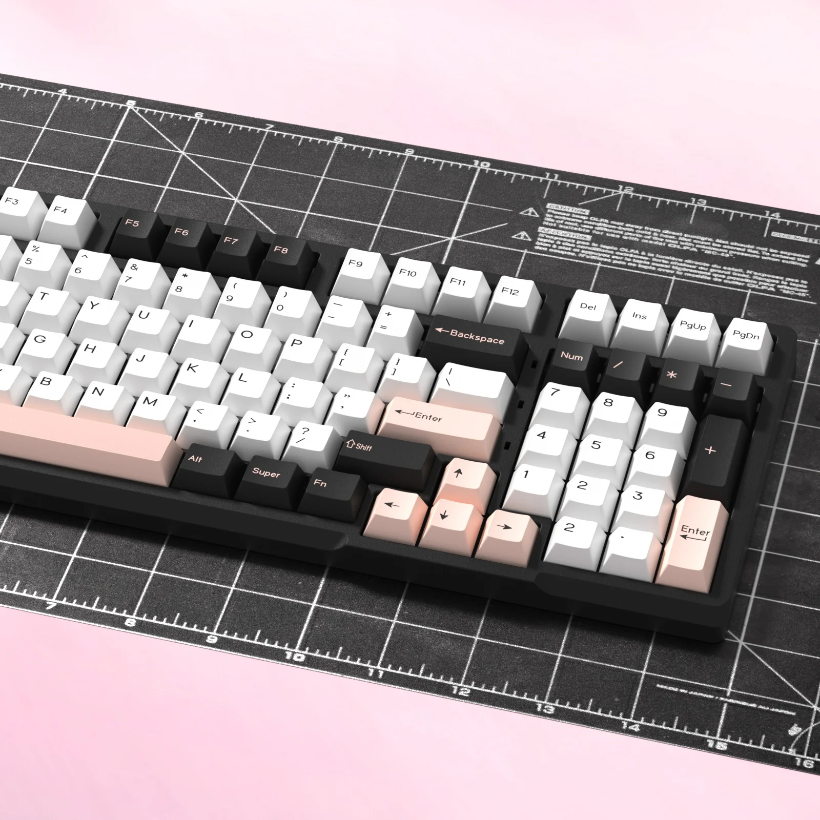 Imagem -05 - Kbdiy-gmk Olivia Teclado Mecânico Tiro Duplo Perfil Cereja Pbt Keycap mx Switch Iso 176 Teclas Caps 7u Espaço