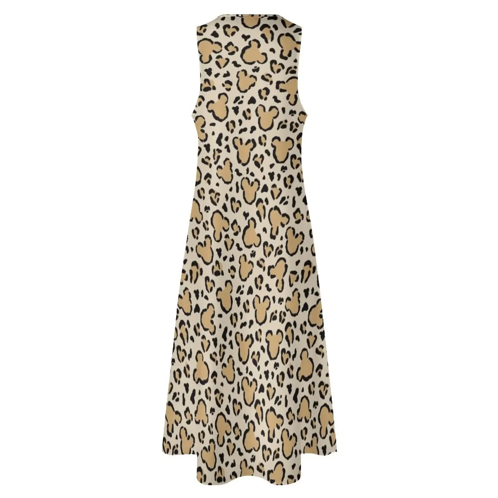 Orelhas de rato animal impressão vestido longo vestido de noite mulher vestidos de verão das mulheres 2025 vestidos para mulher vestido de baile