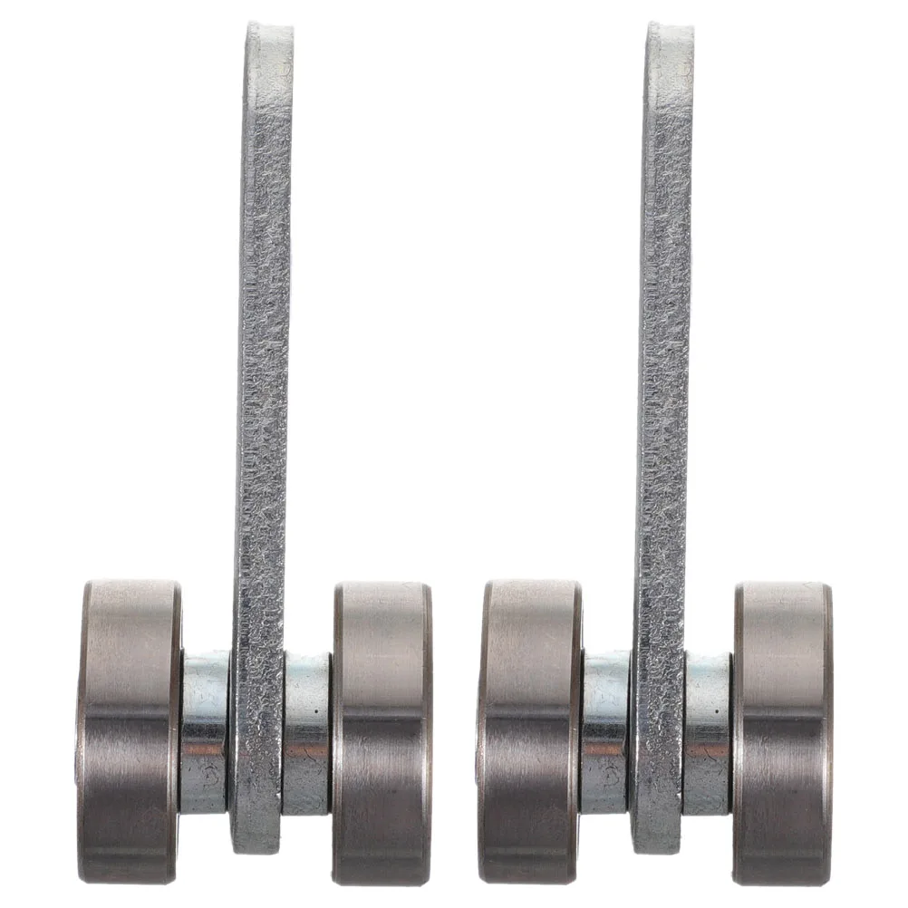 

2pcs C30 Hanging Rail Sliding Door Pulley Barn Trolley Wheels Wardrobe Rollers Metal Hardware Double Wheel Smooth Operation