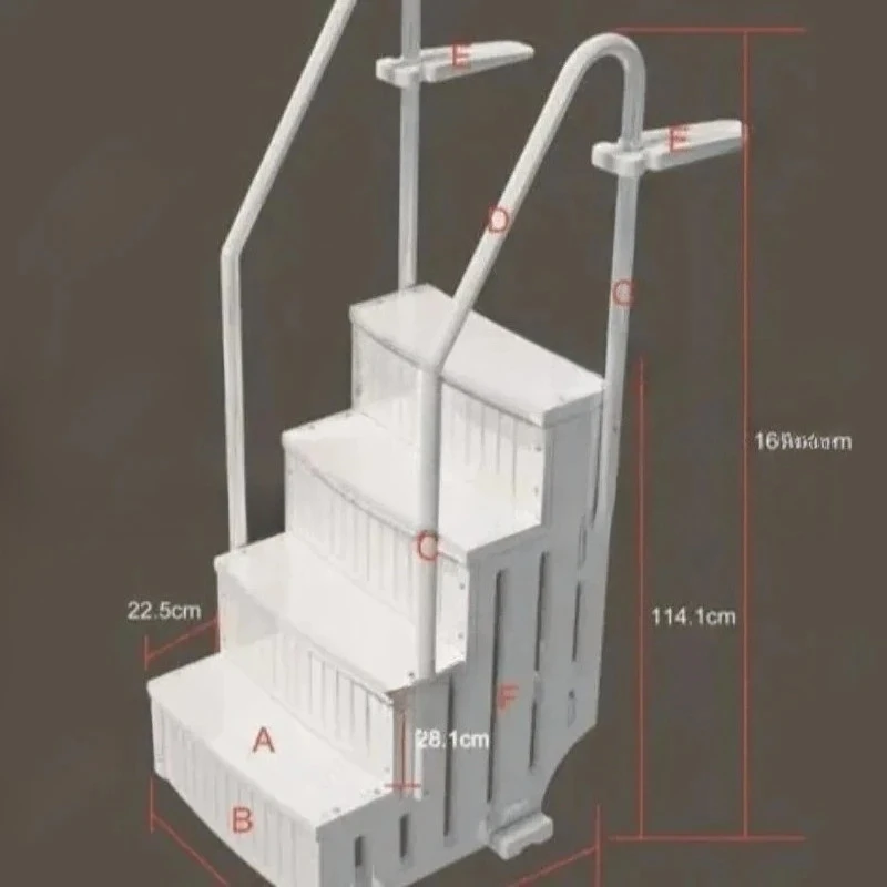 Swimming Pool Ladder With Ladder Plastic Above Ground BB
