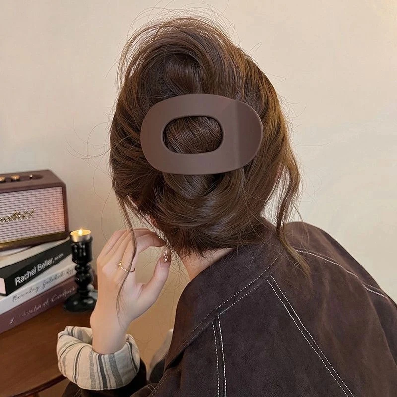 

4 Women's Hair Clips Pack Simple Fashionable Versatile Trendy Hair Clip High Quality Portable Convenient Hair Accessories Girl