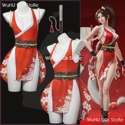 Mai Shiranui Cosplay Fantasy Game Mortal Kombat Disguise Costume Mai Shiranui Adult Women Halloween Roleplay Fantasia Clothes