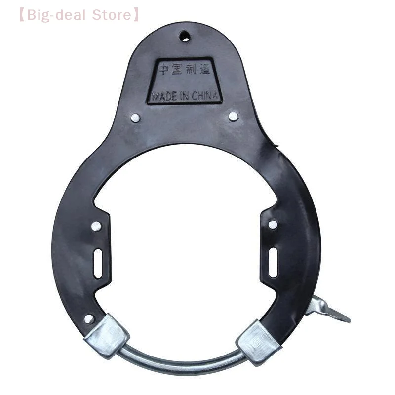 【M】مجموعة واحدة من ملحقات الدراجة الهوائية على شكل حرف U لقفل أمان الدراجة النارية مع مفتاحين