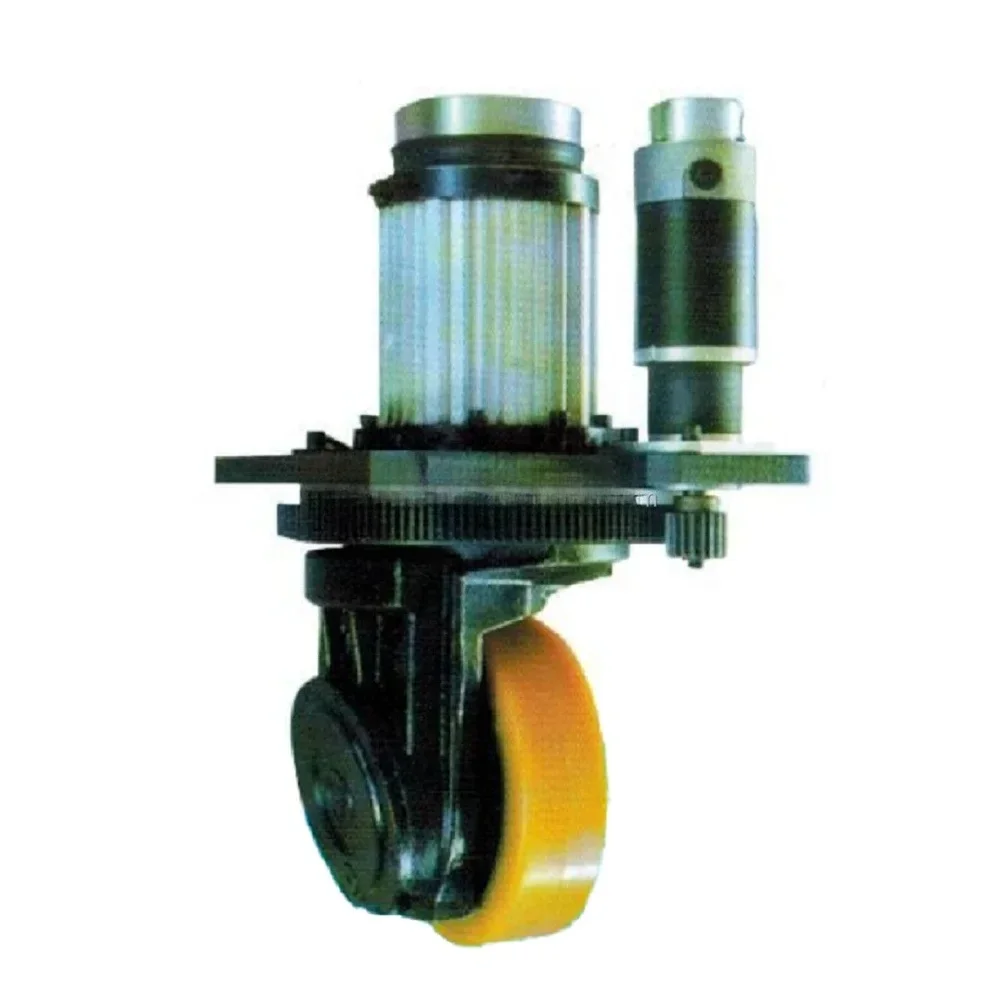 Electric Spare Parts AC Brush Logistics Equipment Pallet Truck Wheels with 200w Steer Motor for Forklift