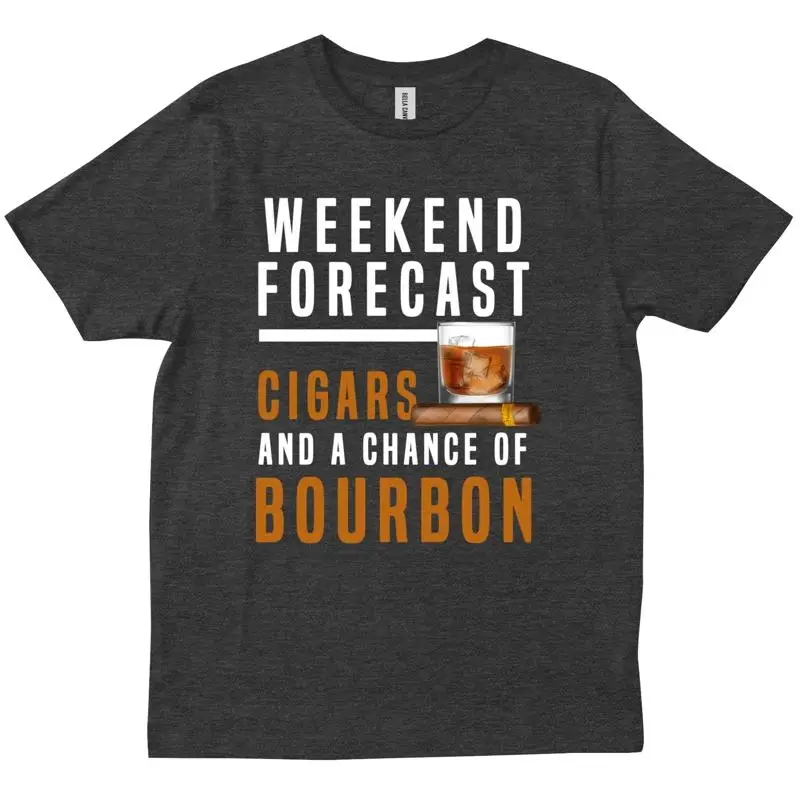 

Cigars with Chance Bourbon Men Smoking Lover Smoke Father s Day T shirt