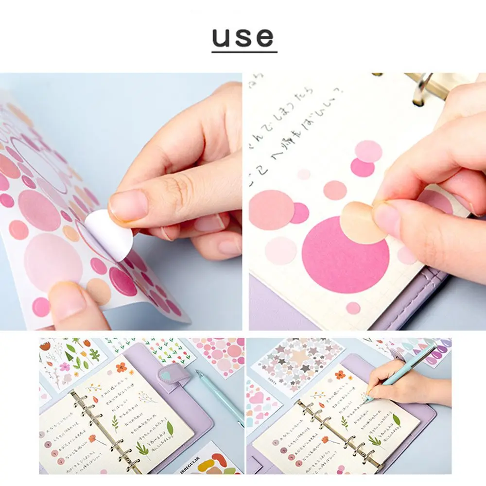 

Decoration Gift Self-adhesive School Supplies Stationery Stickers Decorative Decals Diary Scrapbooking Stickers Label Stickers