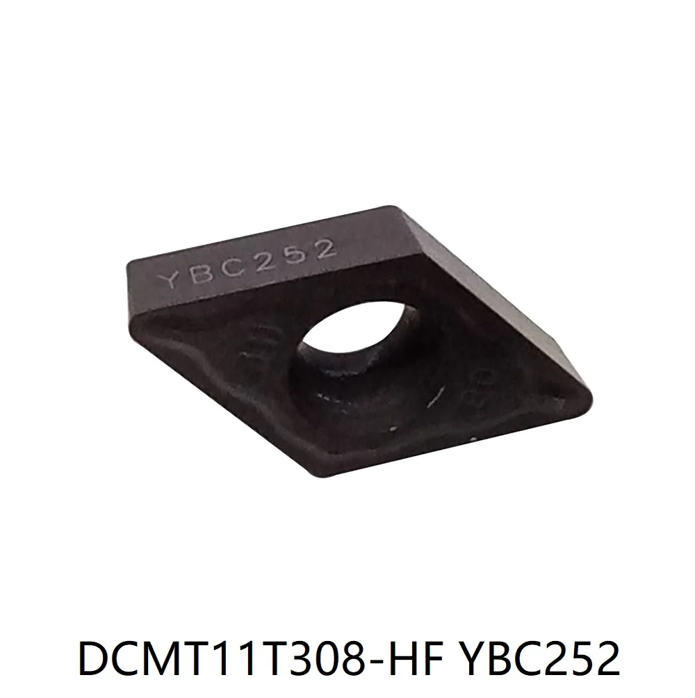 DCMT 3(2.5)2-HF Cemented Carbide Cutting Tool Turning Inserts For machining steel ZCC DCMT11T308-HF YBC252 YBC251 YBC152 YBC151