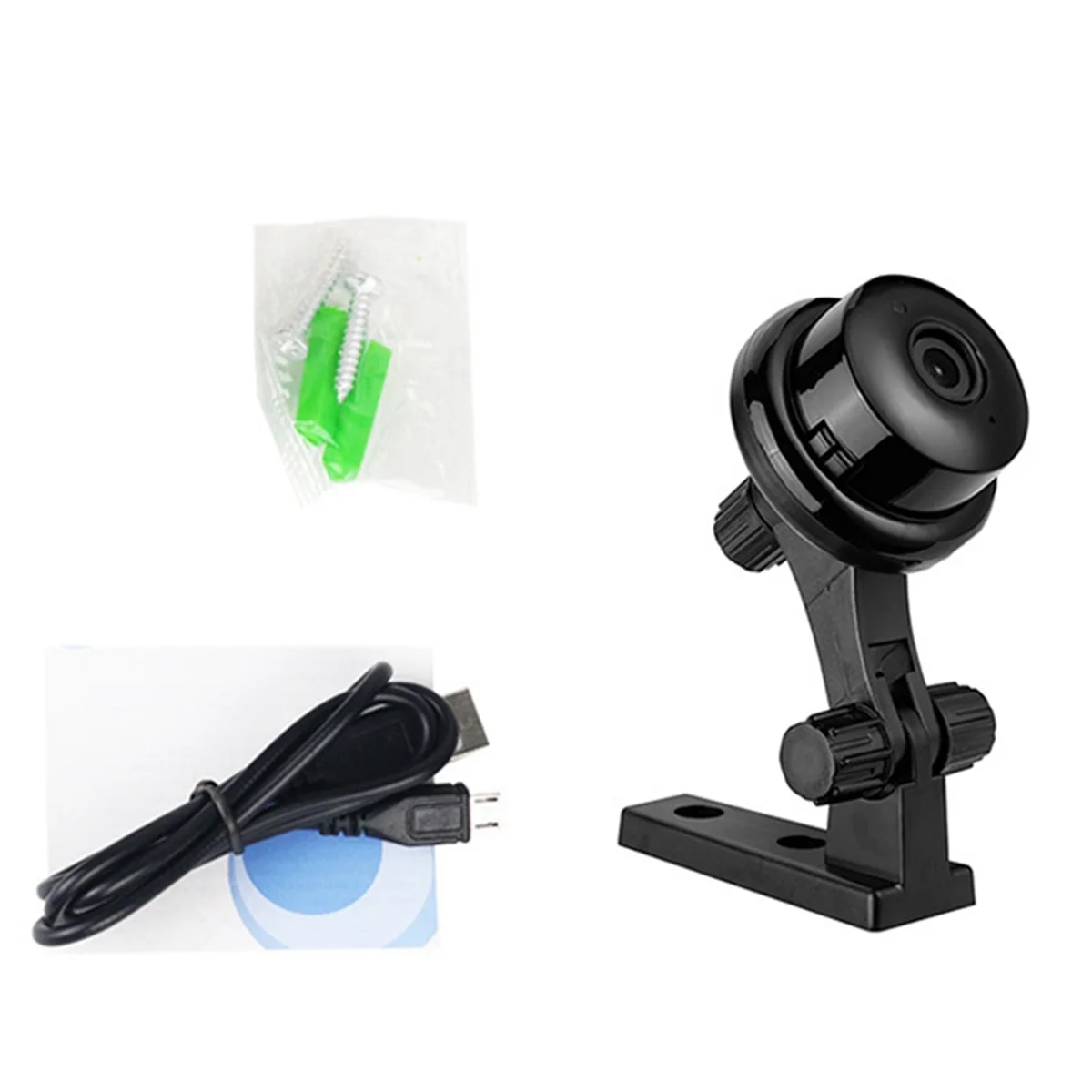 V380 Camera Wireless Wifi Home Security Camera HD Infrared Night Vision 1080P Camera Bracket YDH