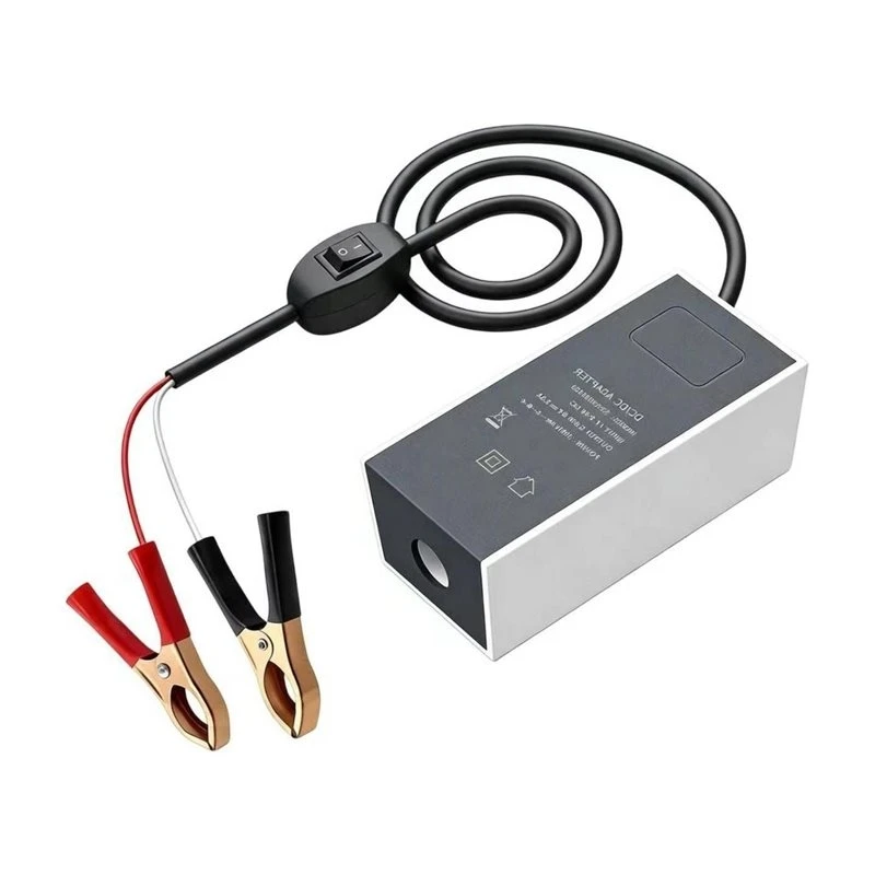 DT42-For Starlink Mini For Car 12V/24V Power Adapter Alligator Clip Boost 30V 2A DC Booster Adapter For Car/Truck RV