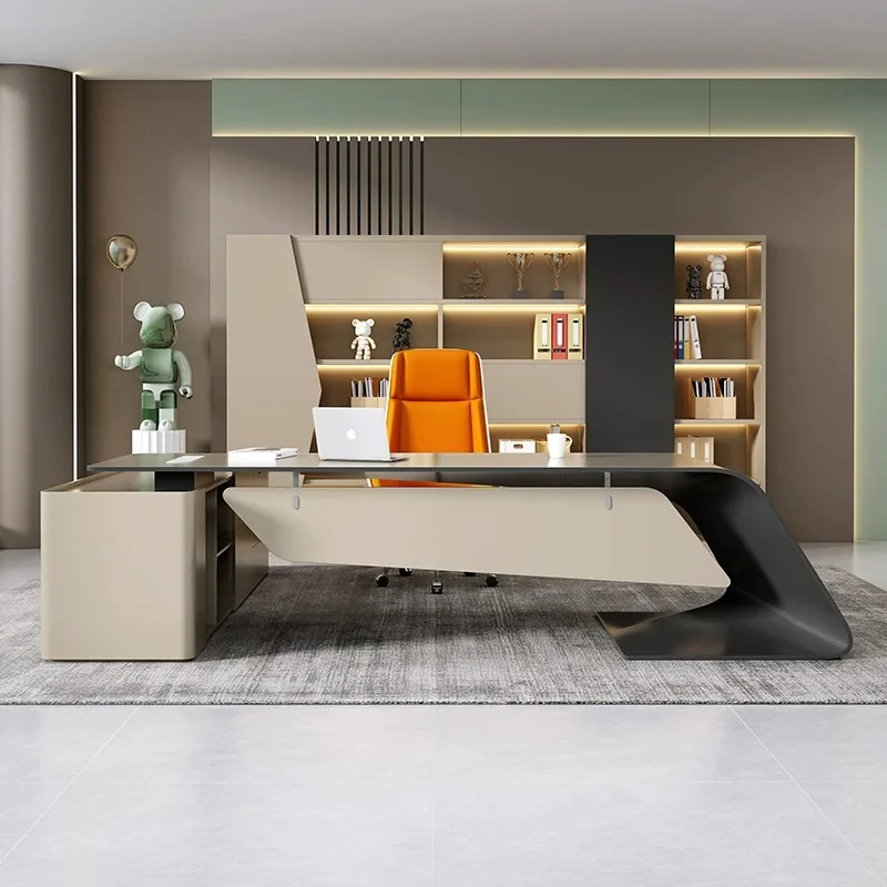 

Modem Furniture Wooden Table Luxury Table Design Office Guest Office Executive Table Fiber