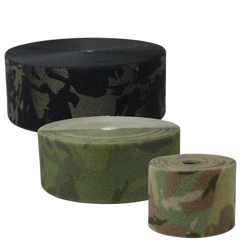

Hot sale Customized 100% Nylon MC/MCBK/MCTP Camouflage Hook And Loop roll