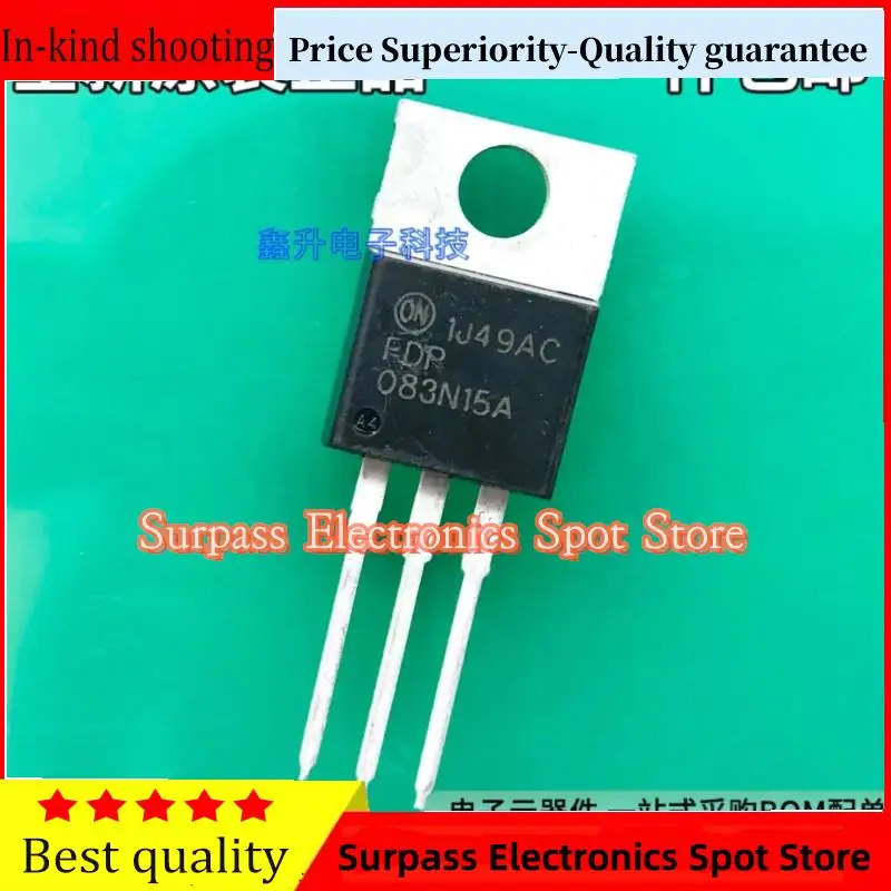 10PCS-100PCS  FDP083N15A  083N15A MOS TO-220  150V 105A Price Superiority-Quality guarantee